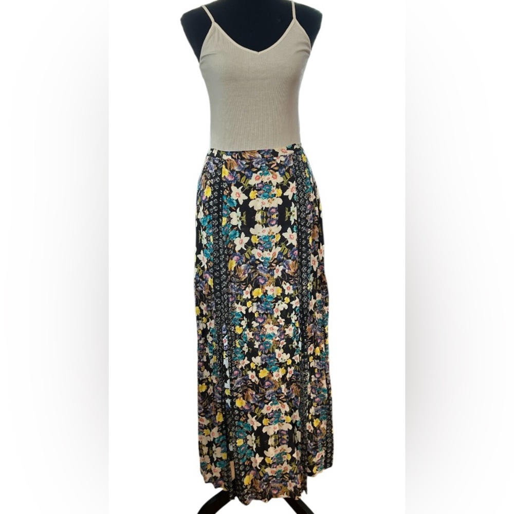 🔥 MINKPINK! GORGEOUS SLITTED FLORAL MAXI SKIRT! COOL GAUZY STYLE! FUN & FLIRTY! - Picture 4 of 12